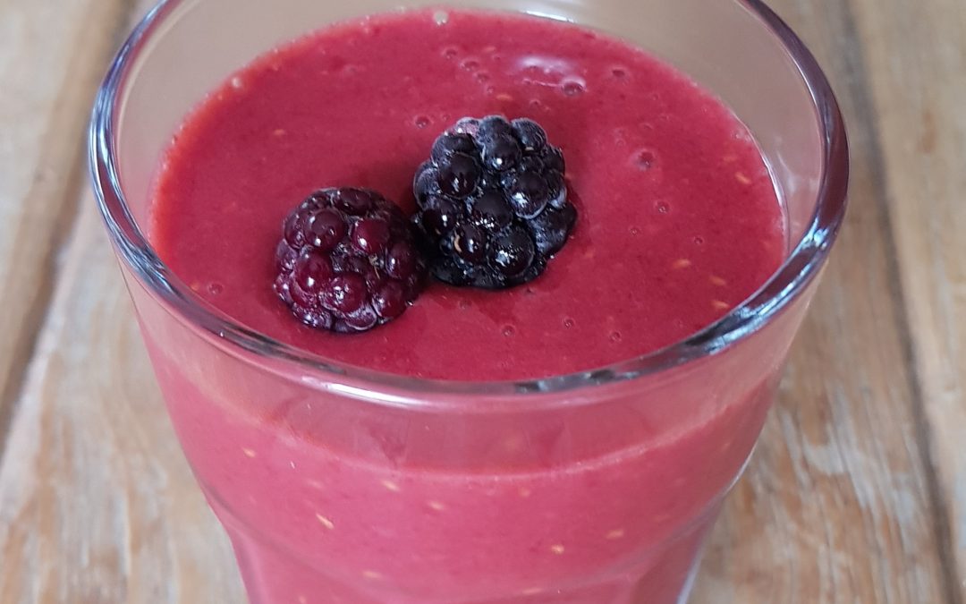 Banaan frambozen smoothie